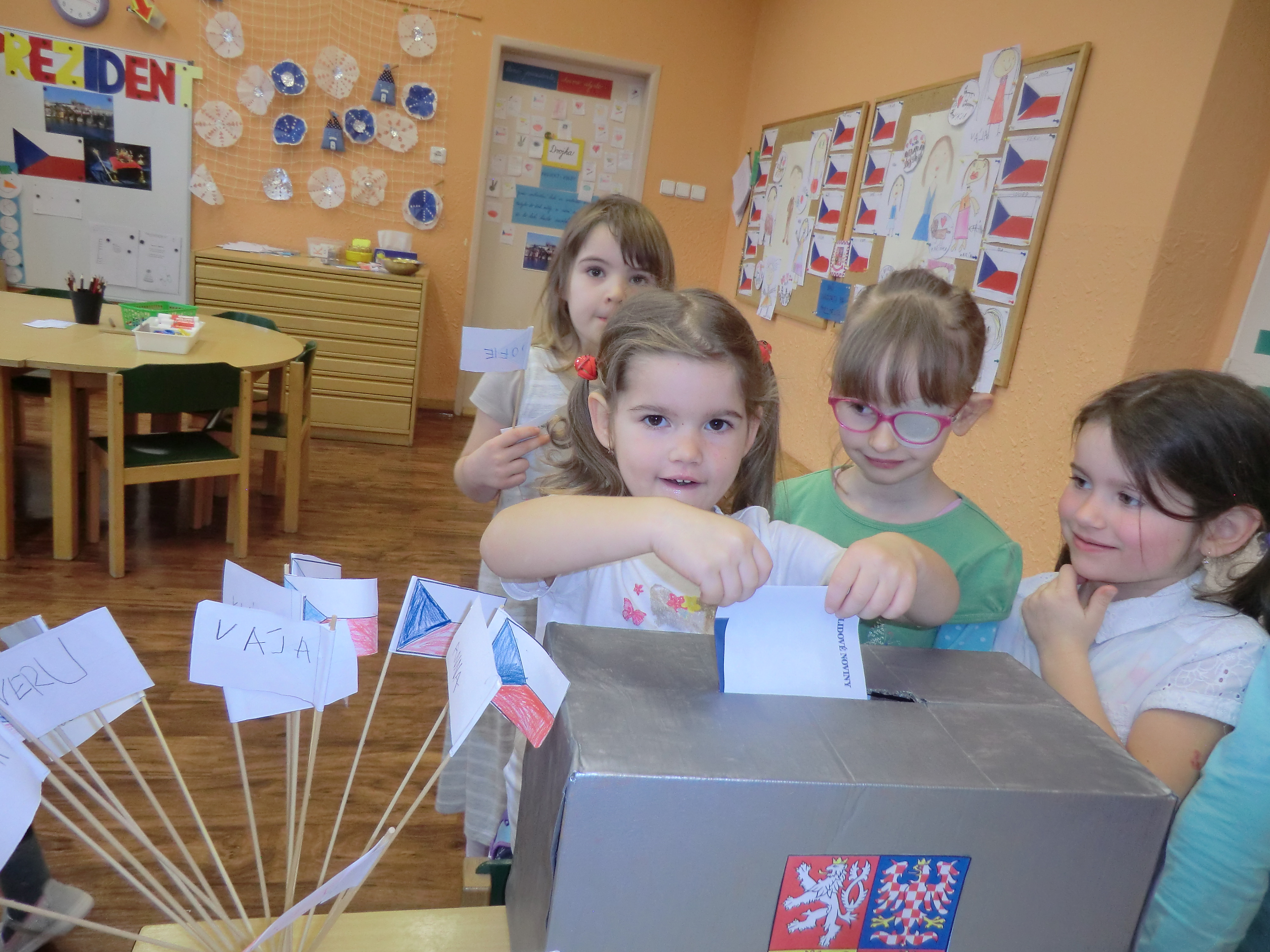 Výchovně-vzdělávací projekt VOLBY v MŠ Na Balkáně