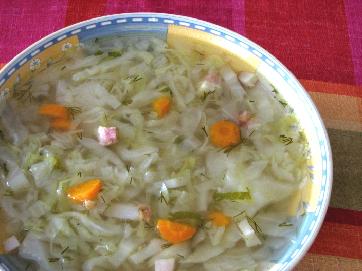 Recept číslo 6 – Kapustová polévka