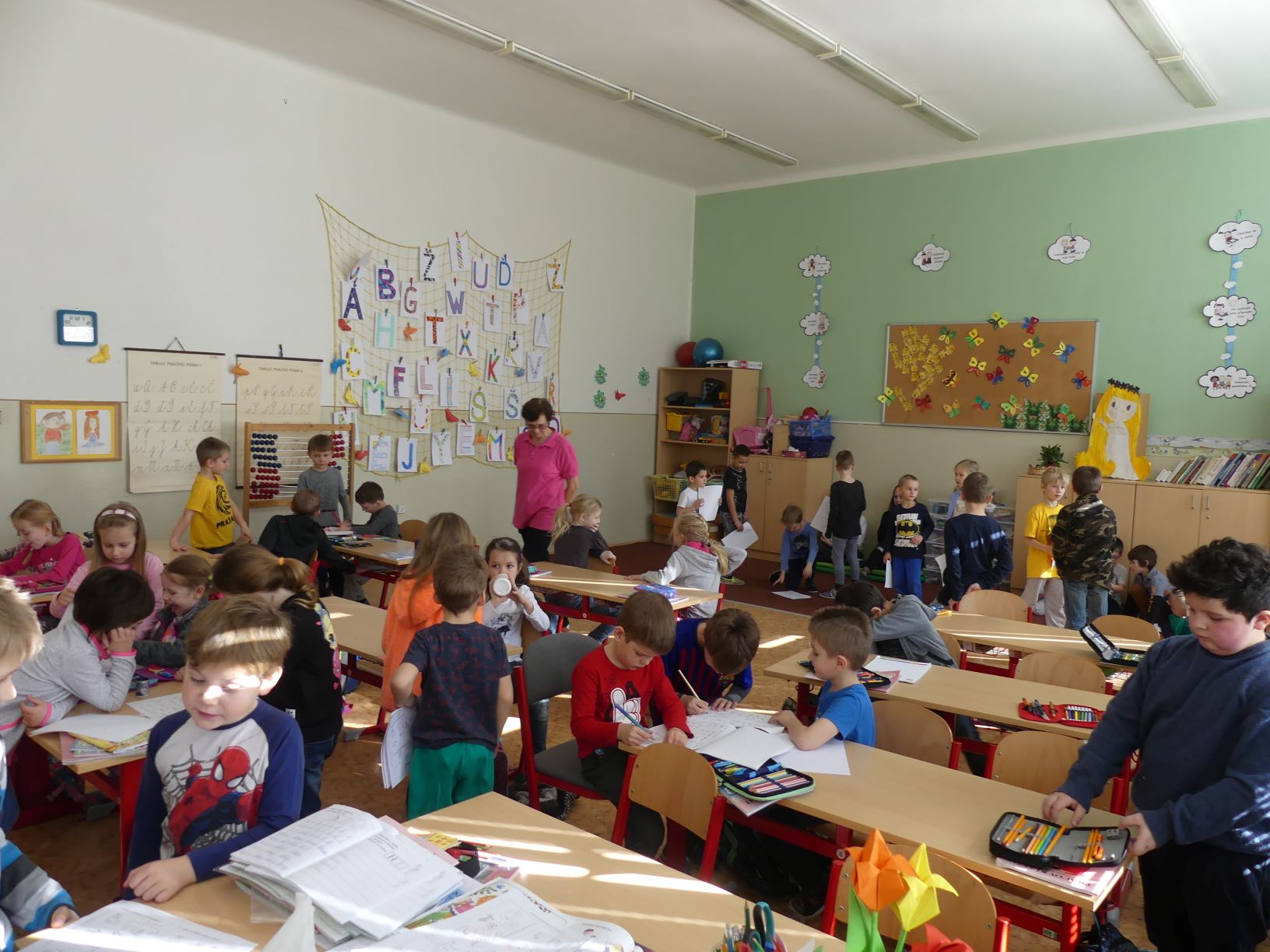 Barevný den pro předškoláky z MŠ Pražačka